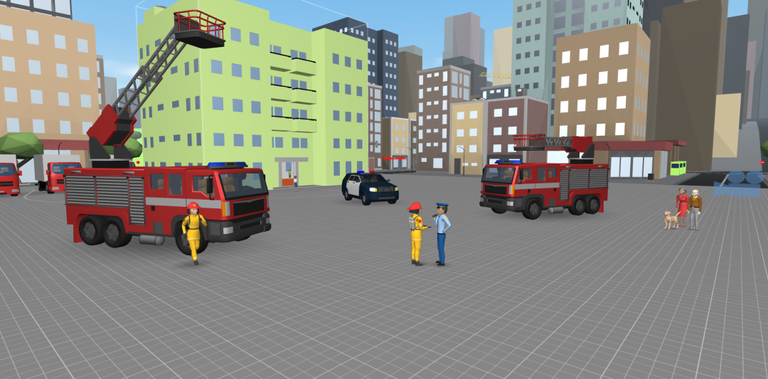 3D-animierte Welt, erstellt mit Delightex Die mit dem Programm Delightex